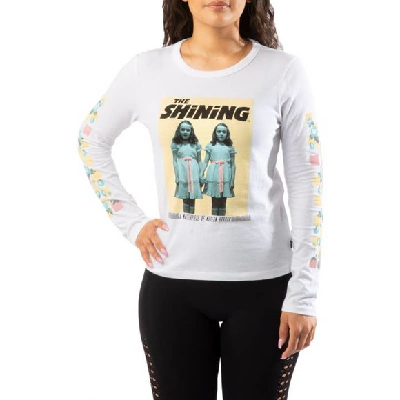 Vans x House of Terror 'The Shining' Long Sleeve Tee Women's Size S VN0A53XHZPN - Picture 1 of 5